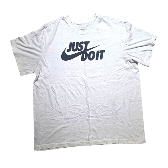 Nike Other - Nike Just Do It T Shirt Men’s XXL White Swoosh Graphic Cotton Logo